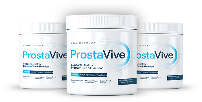 ProstaVive bottles with 60-day guarantee