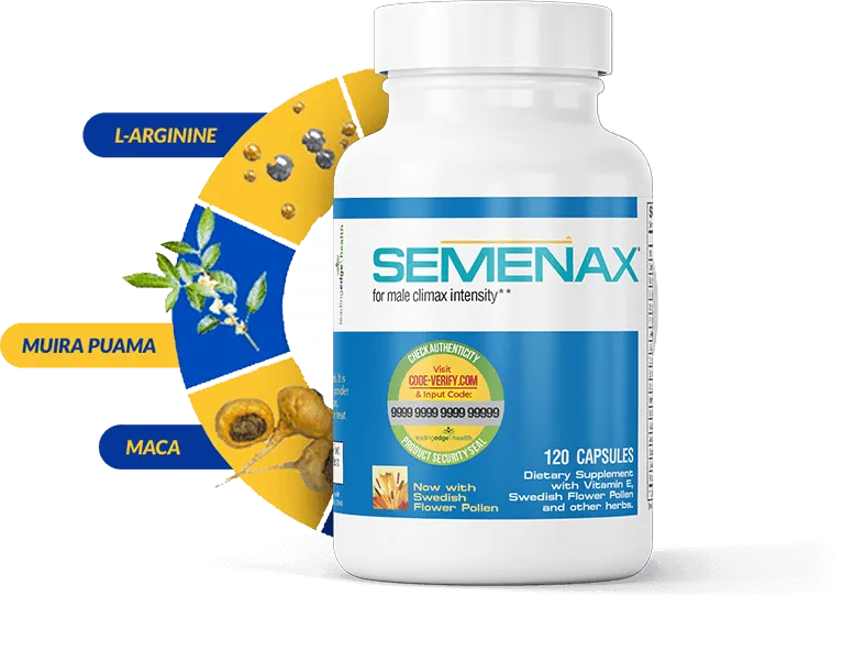 Semenax supplement — official formula